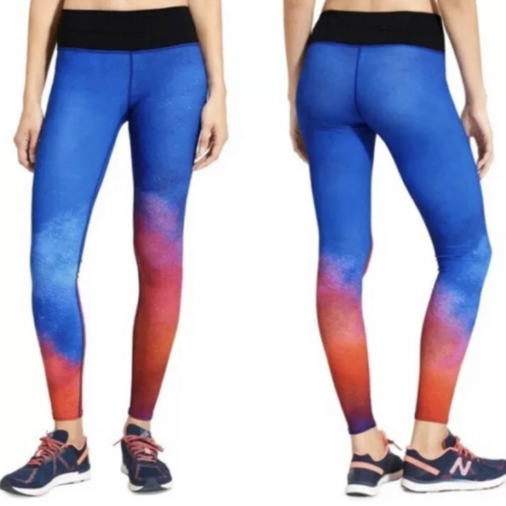 ATHLETA Speed Sonar Ombre Leggings Size M.
